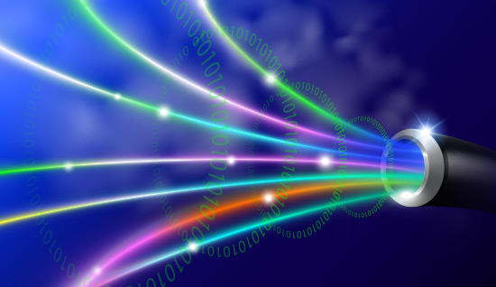 Inneos | Revolutionizing Medical Applications: Optical WDM Subsystems Enhancing Surgical Precision and Visualization A fiber optic cable with different colored fibers coming out, depicting WDM technology.