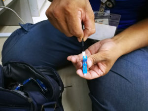 Inneos | Busting Myths about Fiber Optic Cables Technician cutting and fusing fiber optic cables.